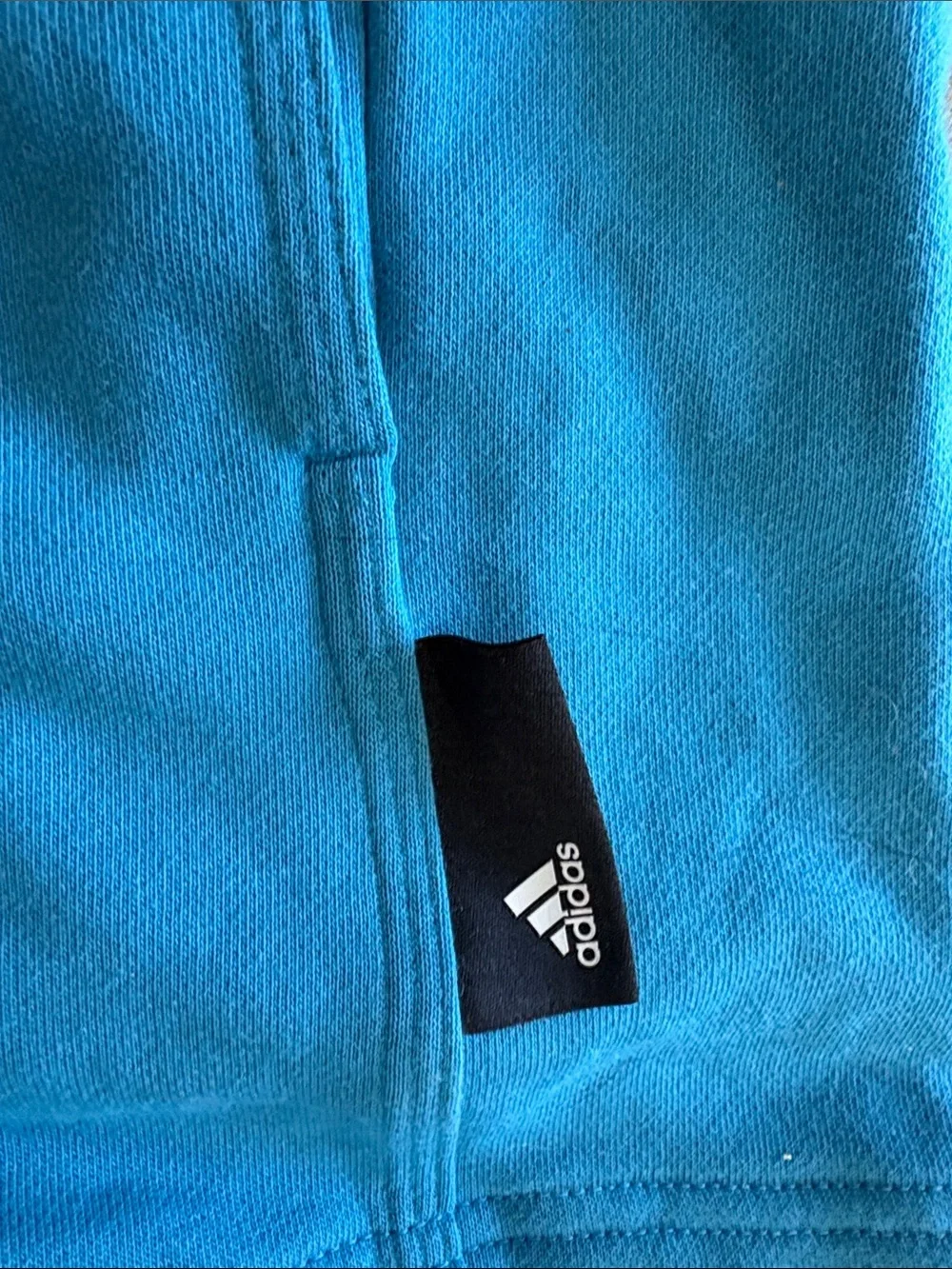adidas Bright Turquoise Women's Athletic Shorts